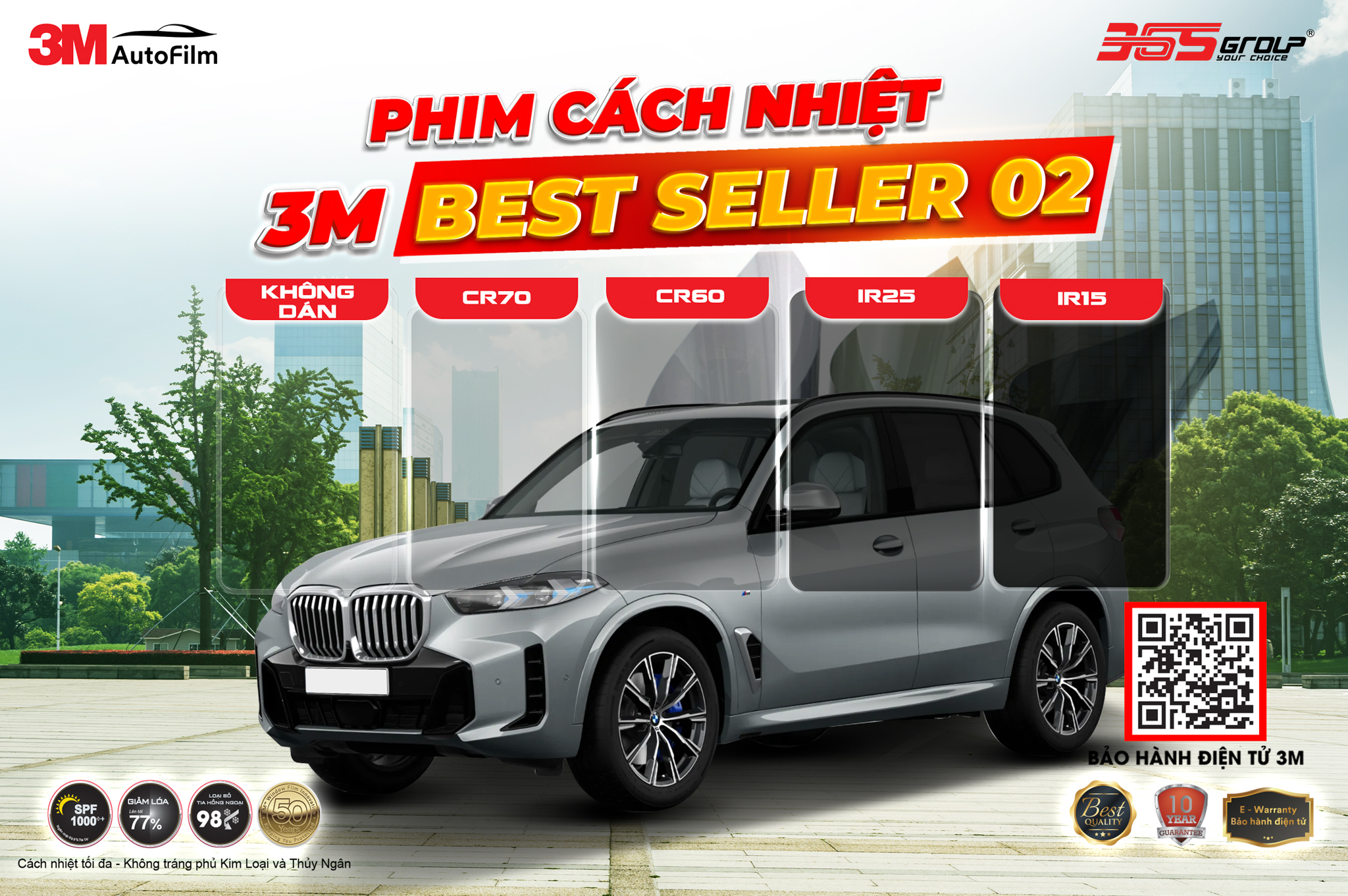 PHIM CÁCH NHIỆT 3M BEST SELLER 02 SEDAN PHIM CÁCH NHIỆT 3M BEST SELLER 02 SEDAN