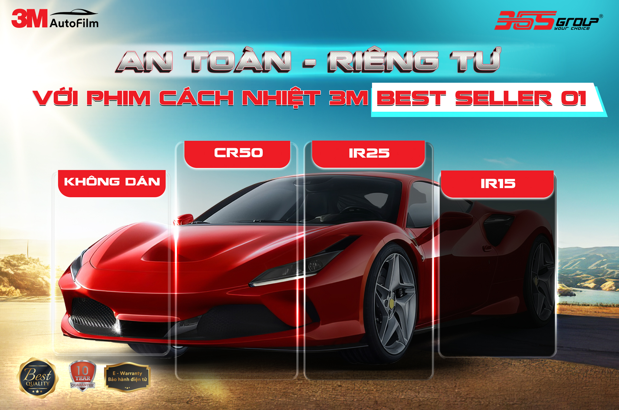 PHIM CÁCH NHIỆT 3M BEST SELLER SEDAN 01 PHIM CÁCH NHIỆT 3M BEST SELLER SEDAN 01