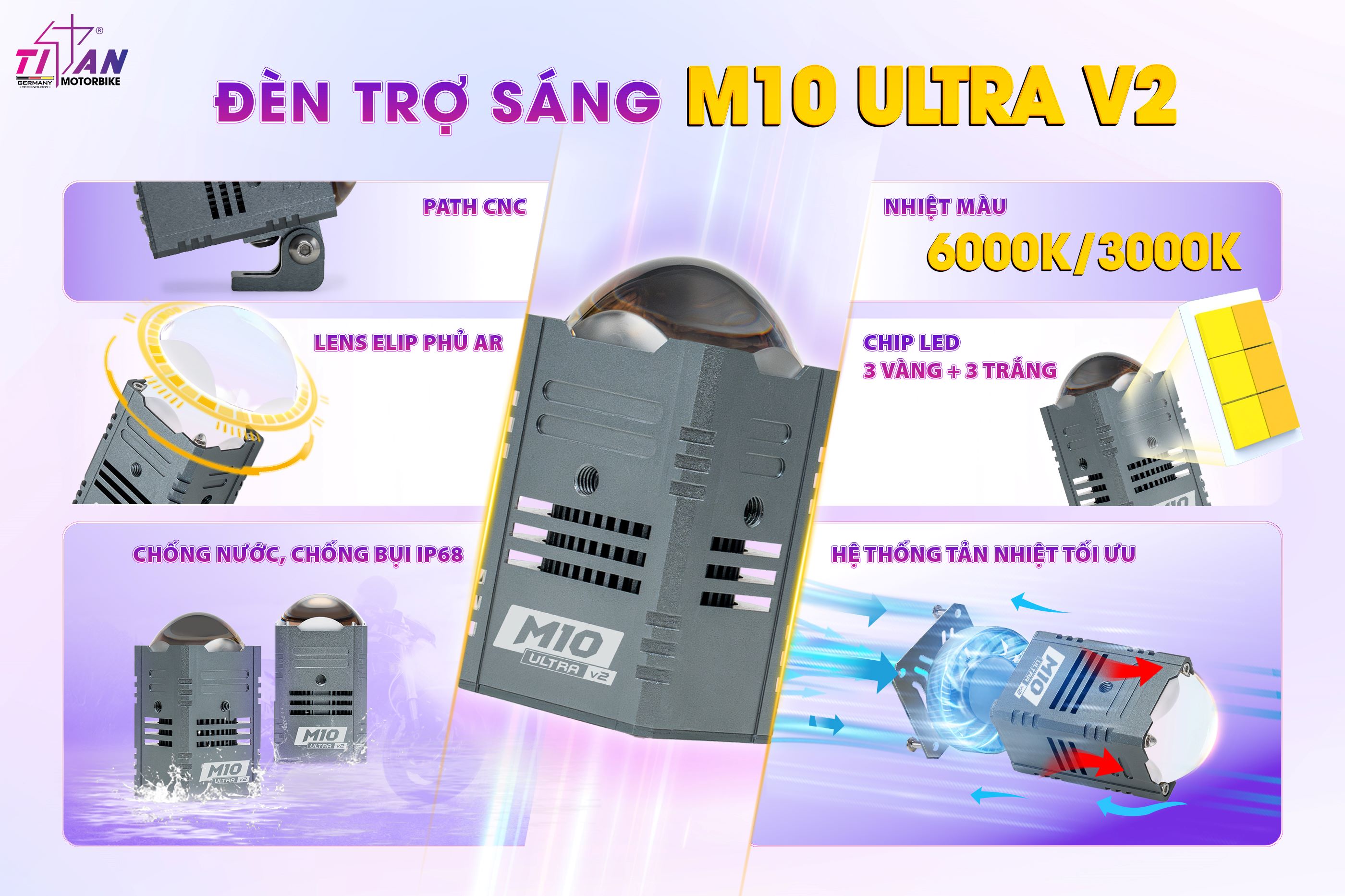 ĐÈN TRỢ SÁNG M10 ULTRA V2 ĐÈN TRỢ SÁNG M10 ULTRA V2