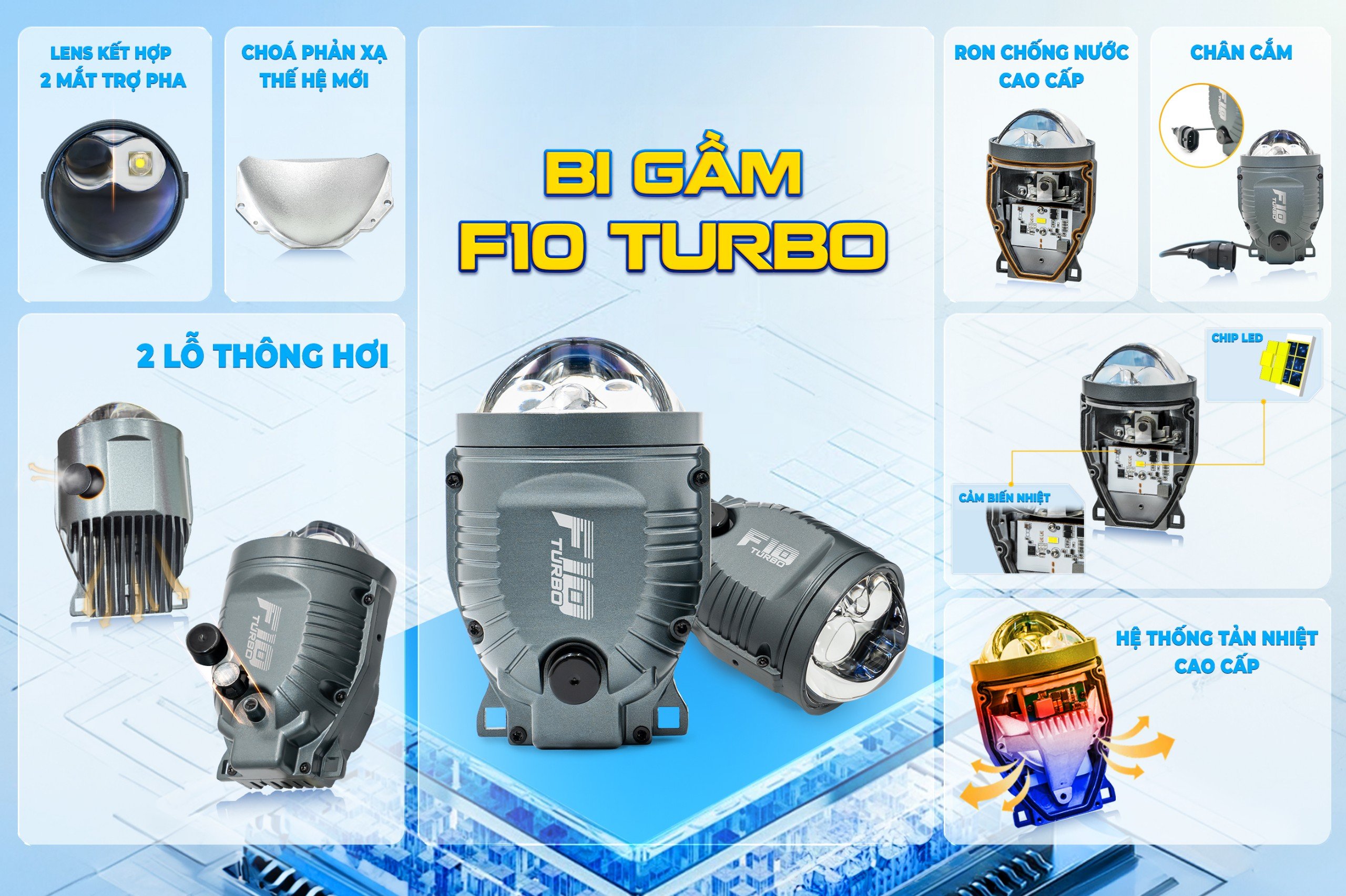 BI GẦM X-LIGHT F10 TURBO BI GẦM X-LIGHT F10 TURBO