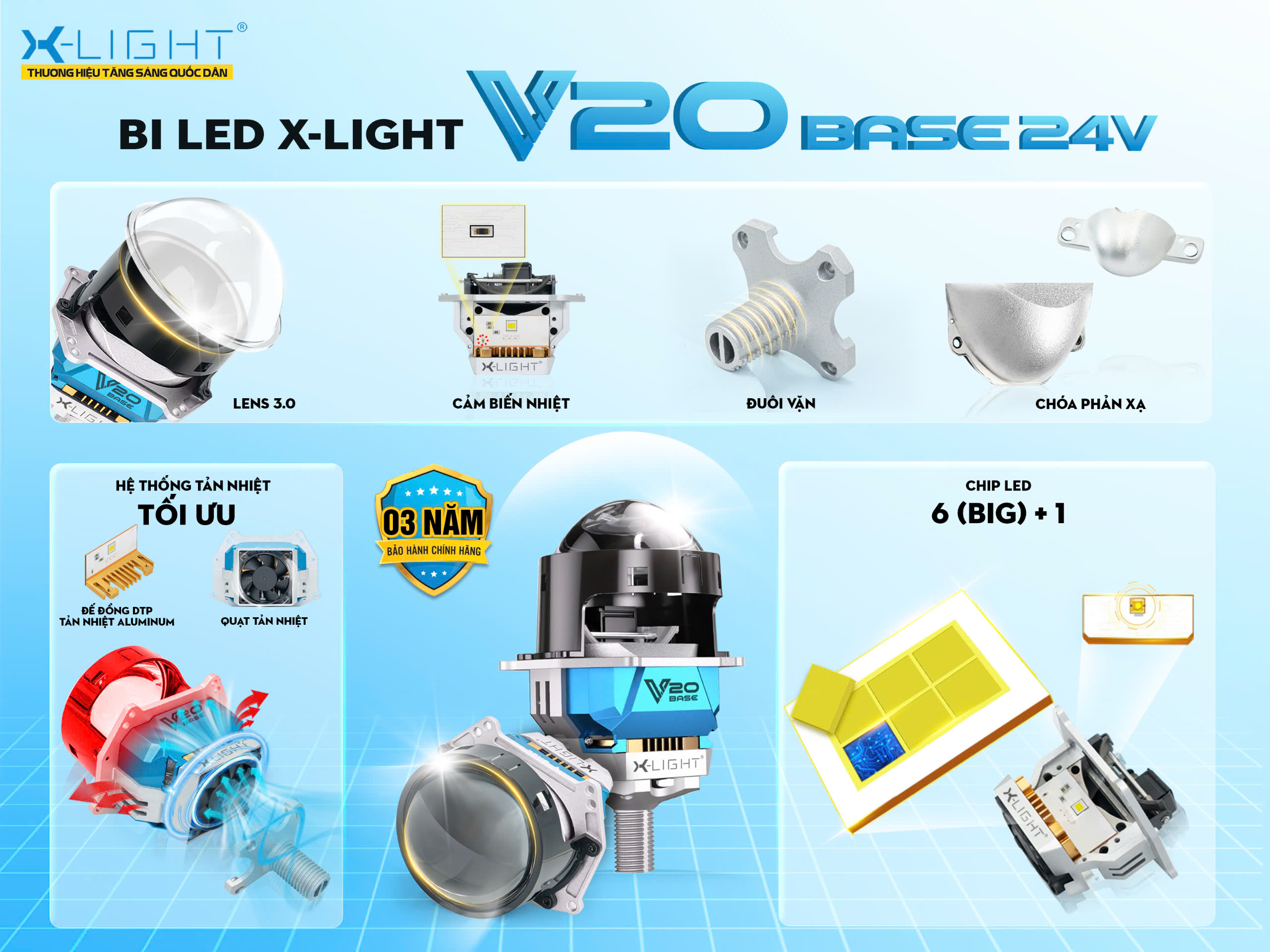 BI LED X-LIGHT V20 BASE 24V 2025 BI LED X-LIGHT V20 BASE 24V 2025