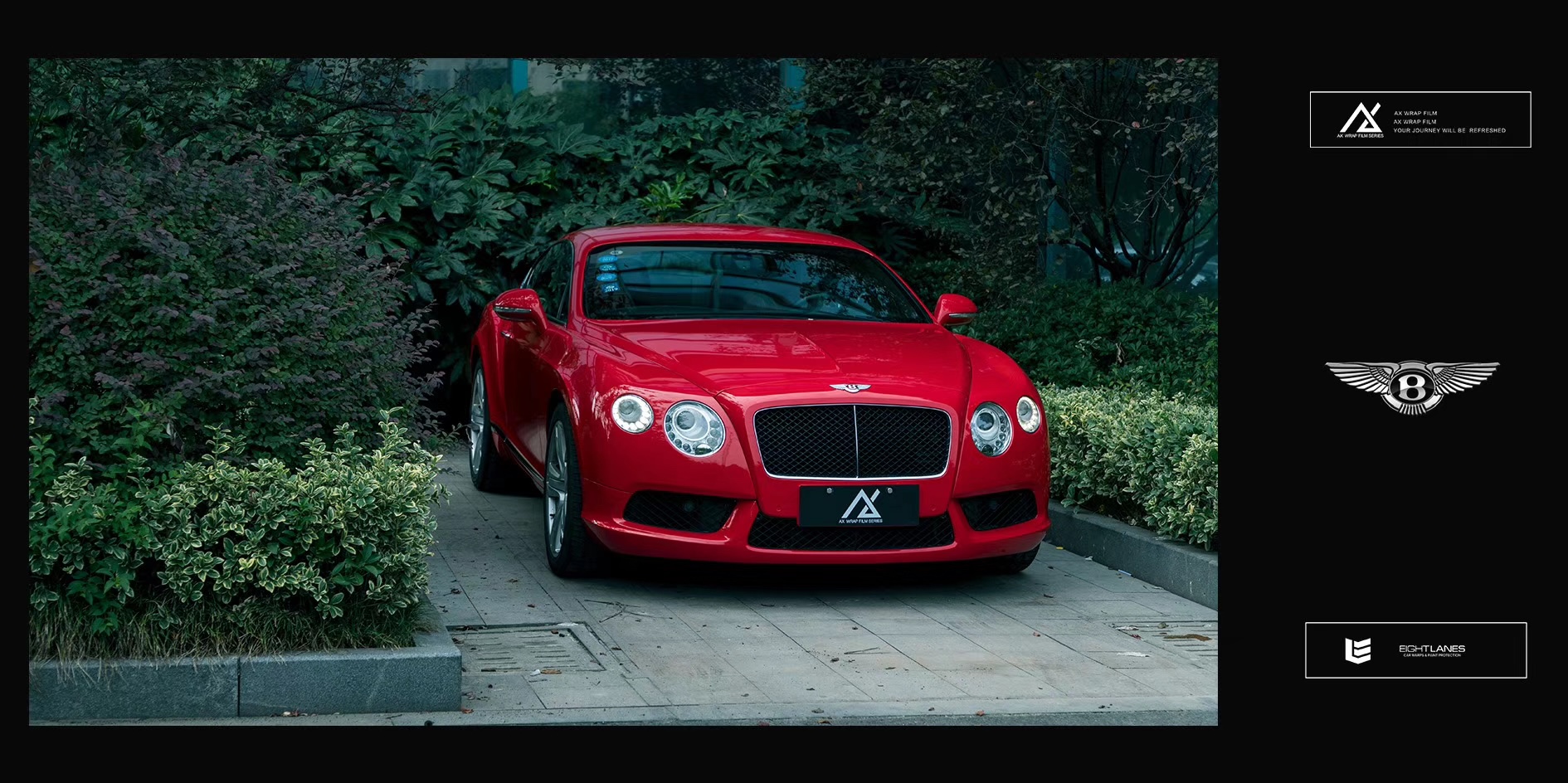 AX WRAP FILM GLOSS DARK RED - MÀU ĐỎ BÓNG BENTLEY AX WRAP FILM GLOSS DARK RED - MÀU ĐỎ BÓNG BENTLEY